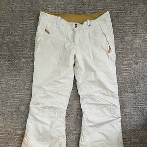 North Face - White Ski/Snowboard Pants